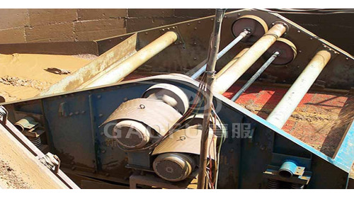 重晶石礦螺旋分手機后加裝高服脫水篩二次選礦，多提取2400立方重晶石